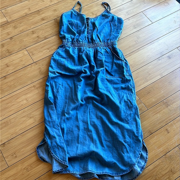 Spaghetti Blue Dress - Picture 2 of 5